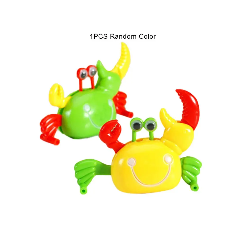 Новый милый мультфильм Заводной Краб ходьба игрушка коллекционные животные Дети