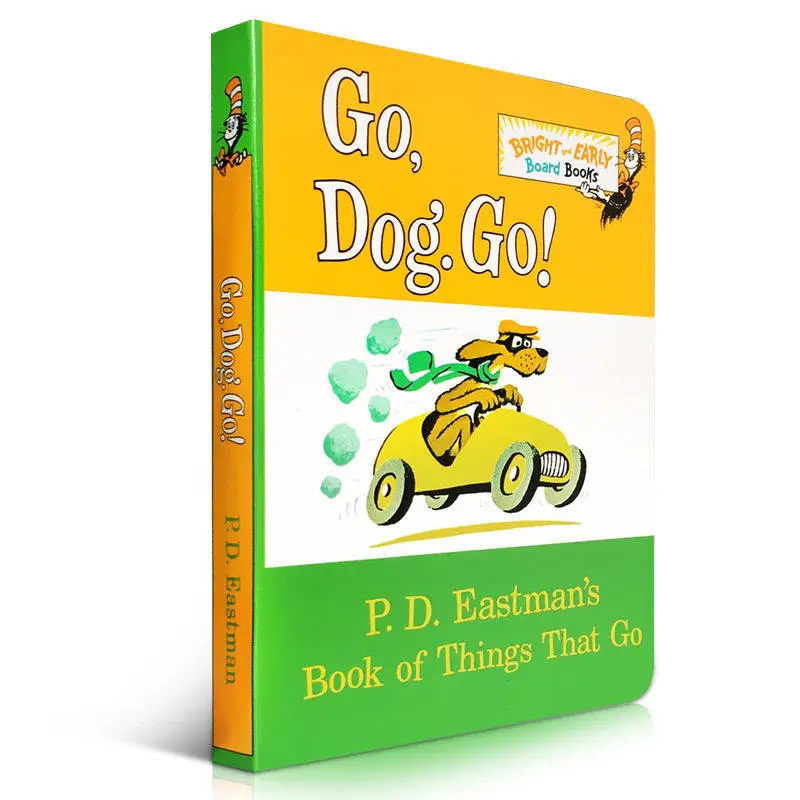 Go Dog Cardboard Book Dr. Seussus Pd Eastman книга вещей которые идут на английском языке
