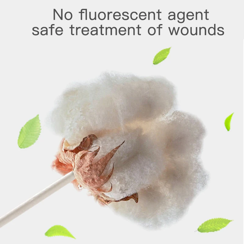 

400pcs Baby Disposable Double Head Cotton Swab Soft Safe Cosmetics Ear Clean Wood Sticks Clean Cotton Swab Stick Makeup Tool