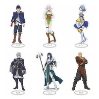 anime slow living with princess character standing sign toys figure double sided acrylic stands model desk decor props xmas gift