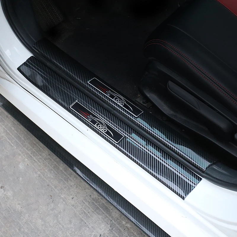 Автомобильные аксессуары Стайлинг защитная Накладка на порог для Honda Civic 10th 2016 2017