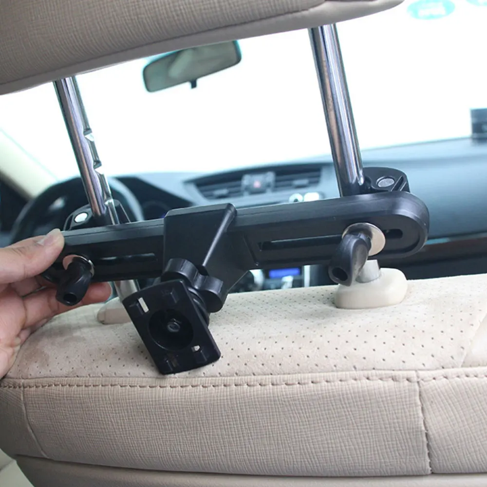 

Car Backseat Tablet Holder Universal Car Headrest Mount Holder Car Rear Phone Bracket Tablet Holder (Black)