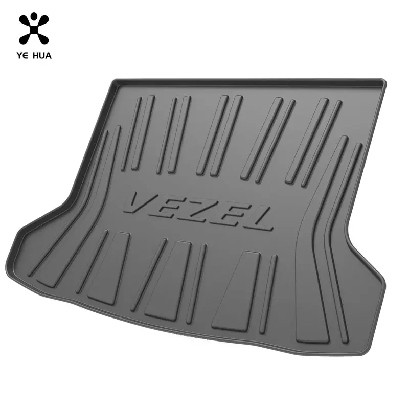 

cargo liner For Honda Vezel Trunk Mat TPO Waterproof Anti-Mud Durable Carpet Specialized Interior Details Auto Accessories 15-20