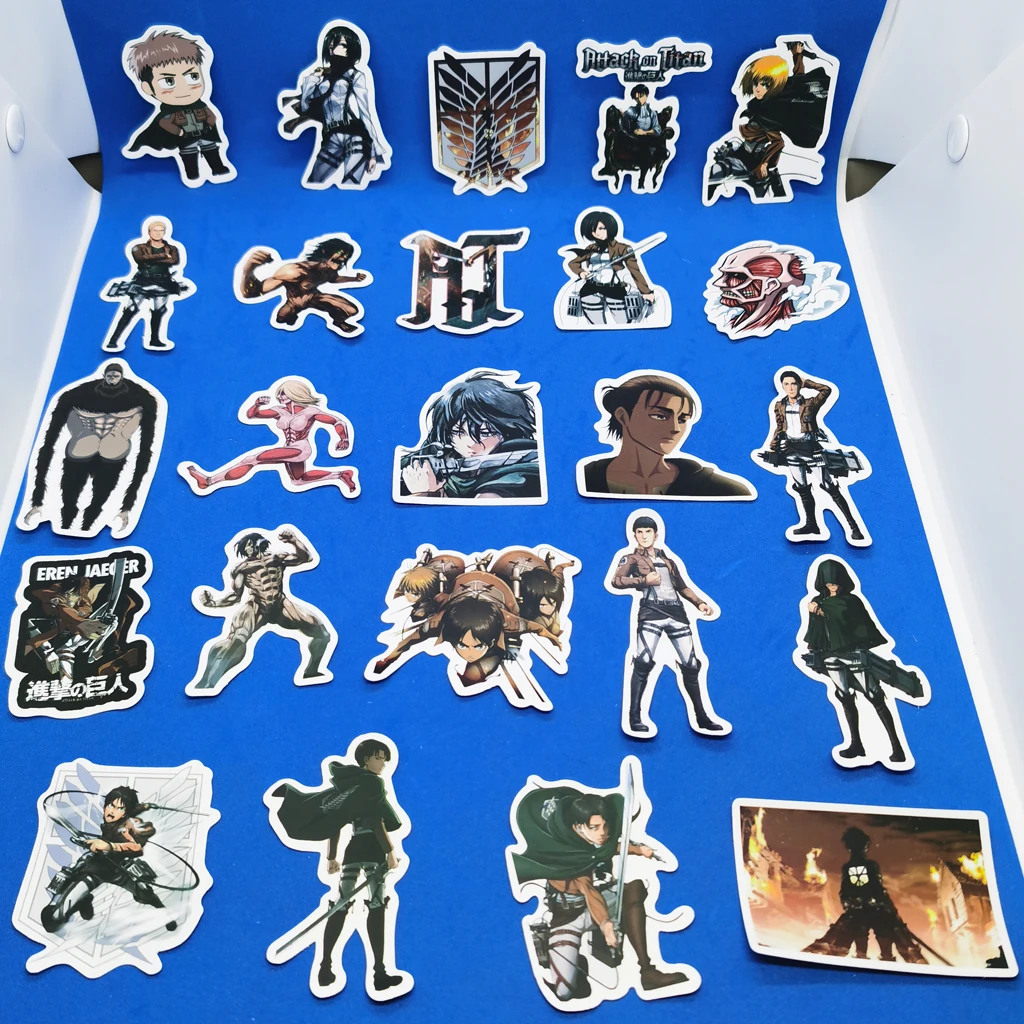 Светодиодный ночник для детей атака на Титанов аниме фигурка светильник Леви