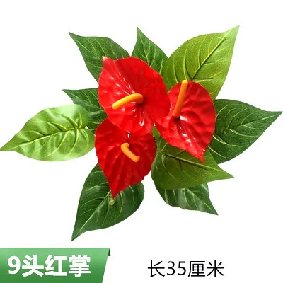 Искусственное растение настенная трава пластиковый цветочный горшок