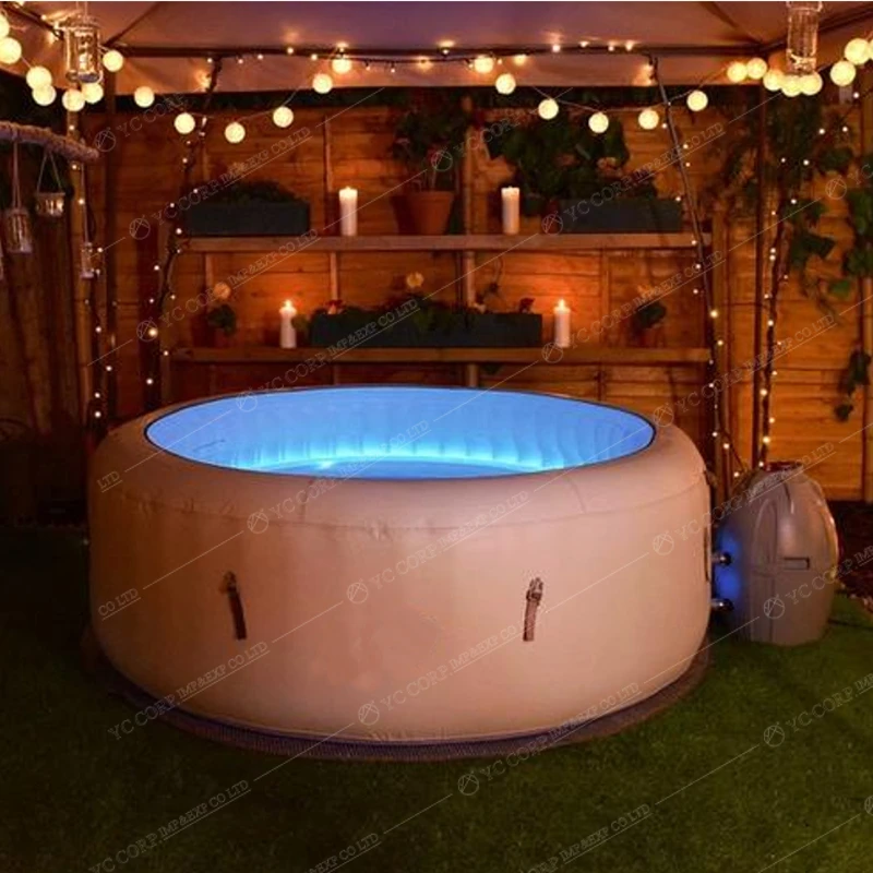 

Надувная гидромассажная Ванна для дома светодиодный светильник