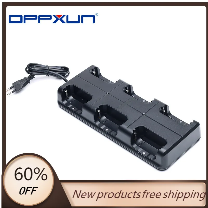 

OPPXUN For WLN KD-C1 6 In 1 Charger Walkie Talkie Unit Charging KD-C1 Plus Six Way Charger for WLN KD-C1Plus KD-C2