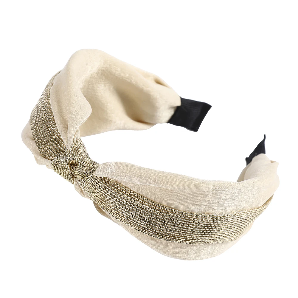 Женский обруч для волос AWAYTR кружевной с жемчугом и узлом Новый головной убор| |