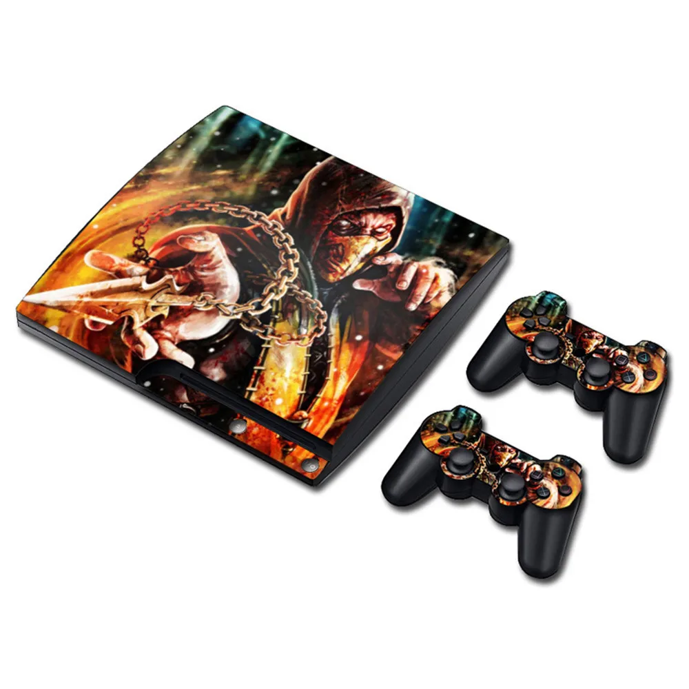 Рождественский подарок 1 набор новая наклейка для PS3 slim Console | Электроника