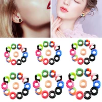 11 pairs soft silicone tunnels ear gauges plugs stretchers flexible expander ear stretching kits 6mm8mm10mm12mm14mm16mm
