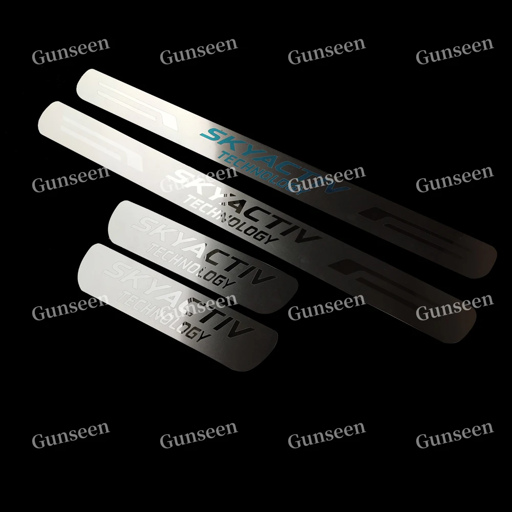 Для Mazda 3 Накладка на порог педаль накладка авто аксессуары Защитная крышка для