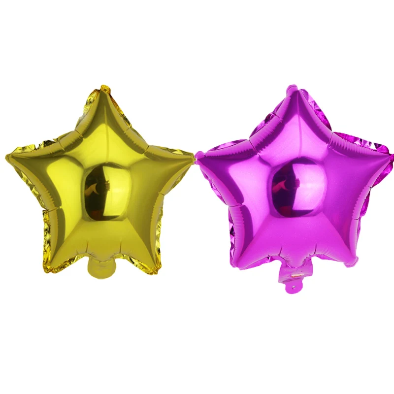 Воздушные шары из фольги с пятиконечной звездой 10 дюймов 20 шт. | Дом и сад
