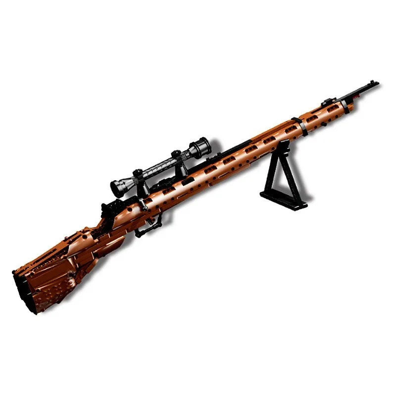 Игрушечные пистолеты 98k наборы военные 41011 строительные блоки Ak47 комплекты