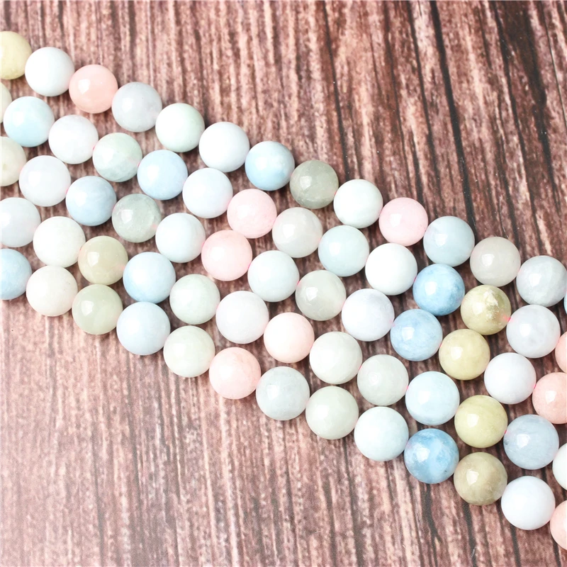 

Hot Sale Natural Stone Morgan Stone Beads 15.5" Pick Size: 4 6 8 10 mm fit Diy Charms Beads Jewelry Making Accessories