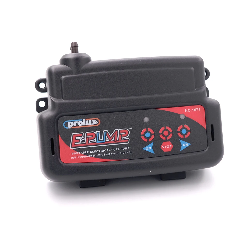 Prolux-bomba de combustible el&eacute;ctrica port&aacute;til 1671, dispositivo con bater&iacute;a Ni-MH de 6V y 1100mAh y cargador incluido, para motor de gasolina y Nitro-3
