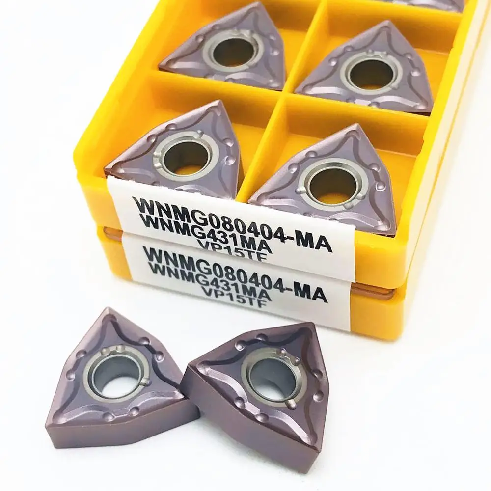 Твердосплавная вставка WNMG080404 WNMG080408 MA VP15TF UE6020 US735 высококачественный внешний