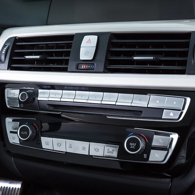 Хромированная наклейка на панель переключателя CD для BMW 3 4 серии F30 F32 F34 F35 F36 320i 318i