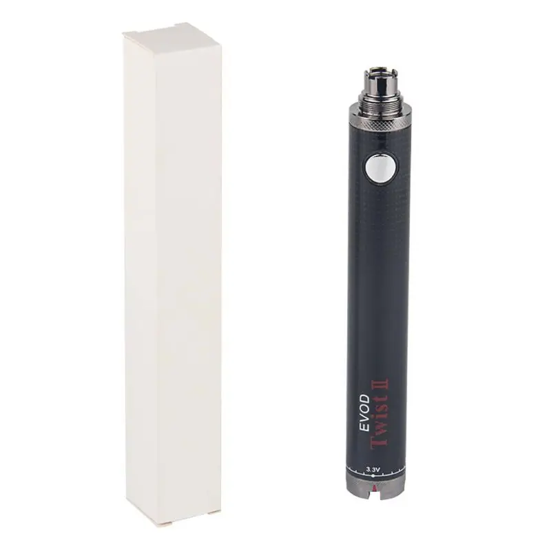 

1300mAh Large Capacity EVOD Twist II Battery USB Charge Batteries for Electronic Cigarette Vape Pen Atomizer