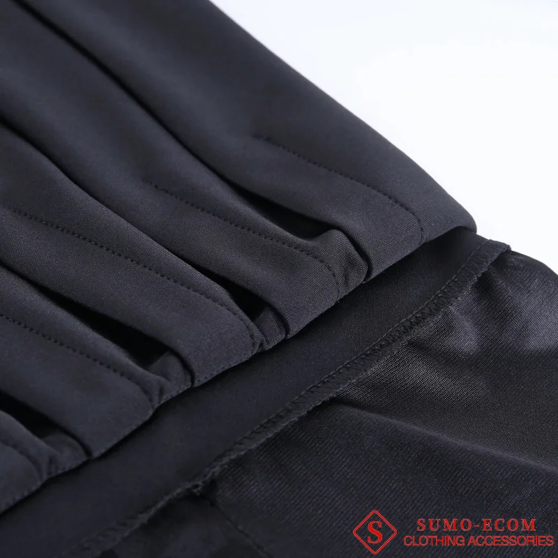

Harajuku Black College Style Punk Girls' Half Pleated Skirt Cosplay Korean Black White Skirt with Belt One Piece Dropshipping