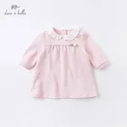 Платье детское в клетку, DB14843, для девочек, на осень