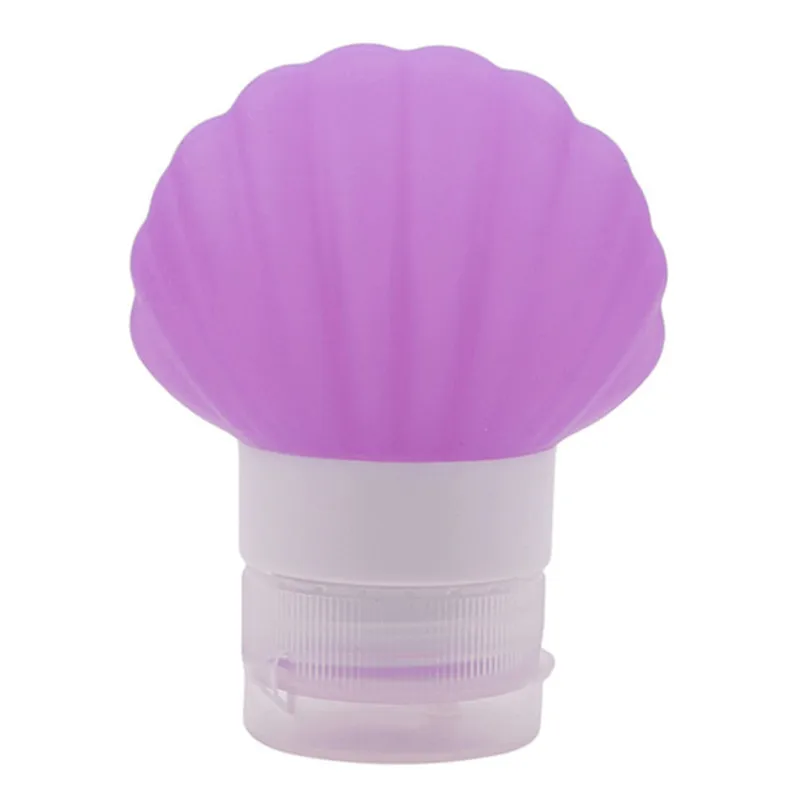 1 предмет модный форма морской раковины пустые бутылки контейнера силиконовые