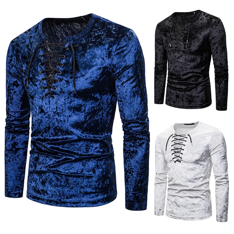 Шотландский якобит Ghillie Kilt рубашка мужская Chemise Homme 2019 Модная приталенная