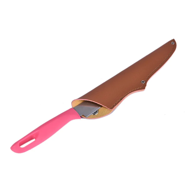 

Universal PU Faux Leather Knife Sheath Family Outdoor Portable Fruit Knife Multi-purpose Prevent Scratching Sleeve Knife Cover