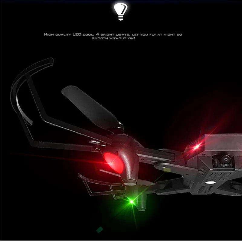 VISUO XS809HW XS809W WI-FI с видом от первого лица Складная рукоятка с видом от первого лица Квадрокоптер с дистанционным управлением и 2MP 0.3MP Камера 6-осевой Радиоуправляемый Дрон игрушки RTF VS E50