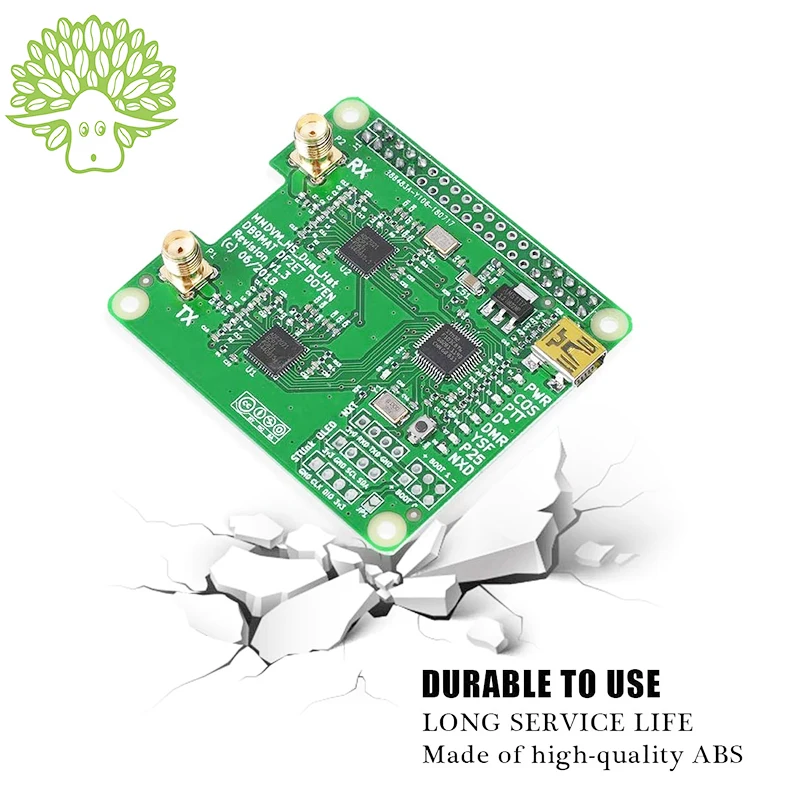 

2019 V1.3 MMDVM_HS_Dual_Hat Duplex Hotspot Board +2pcs Antenna Support P25 DMR YSF NXDN for Raspberry pi