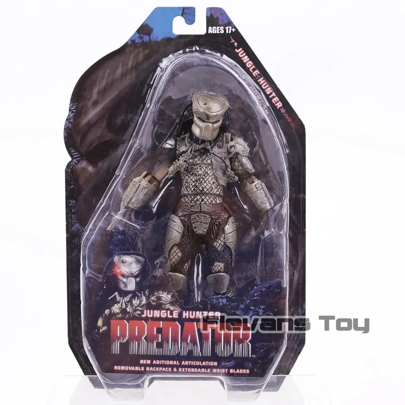 Фигурка хищника NECA серии 8 из ПВХ Классическая модель 25 летия охотника джунглей