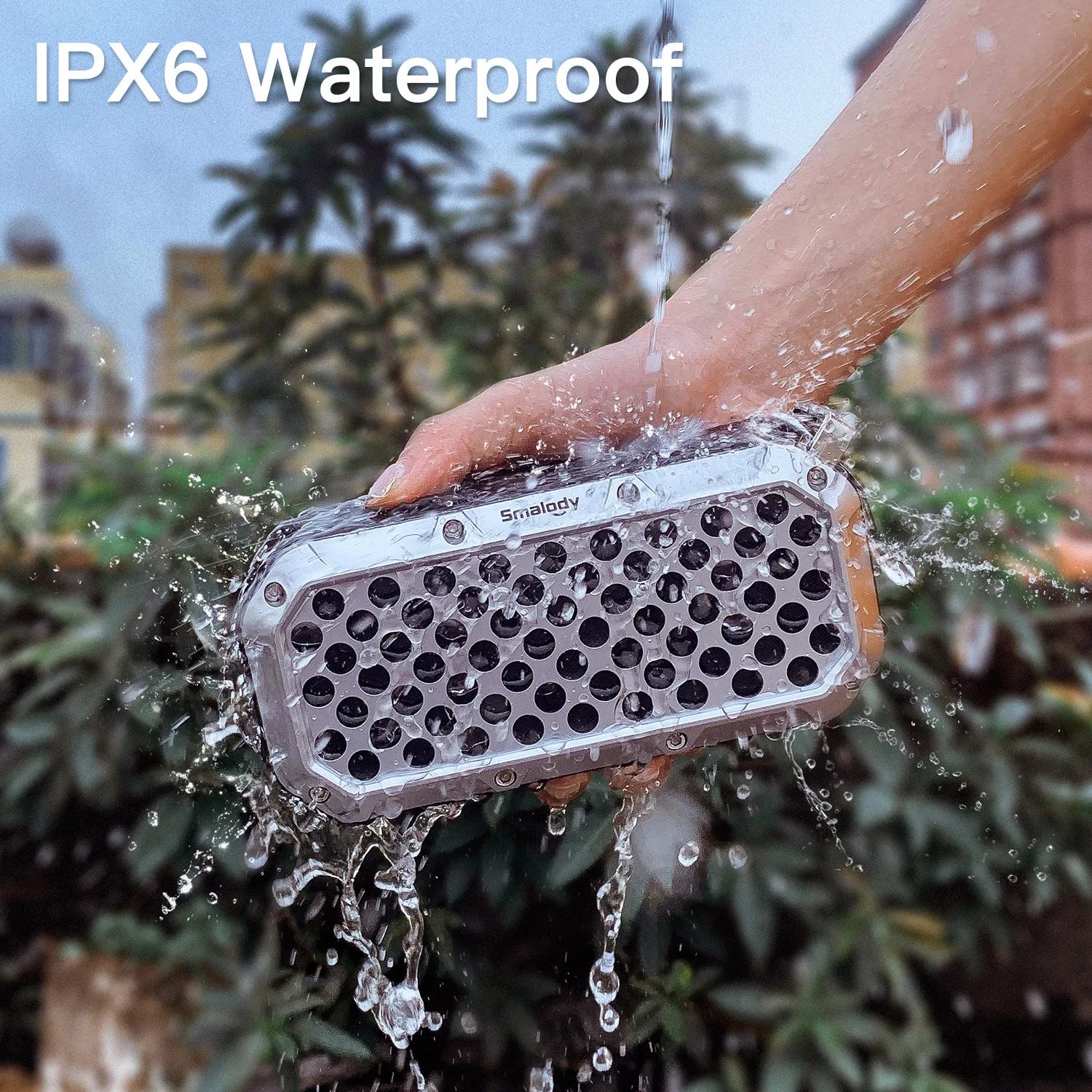 

Smalody Cross-Border New Ipx6 Waterproof Bluetooth Speaker Outdoor Travel Hook Portable Bluetooth Audio