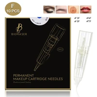 biomaser professional tattoo needles 3457f lips permanent makeup catridges needles cartridges for tattoo machine supply