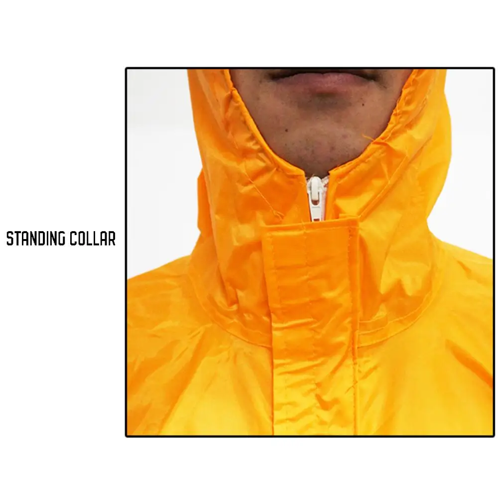 Модный черный и оранжевый мотоциклетный дождевик/комбинезон/Комбинезоны для