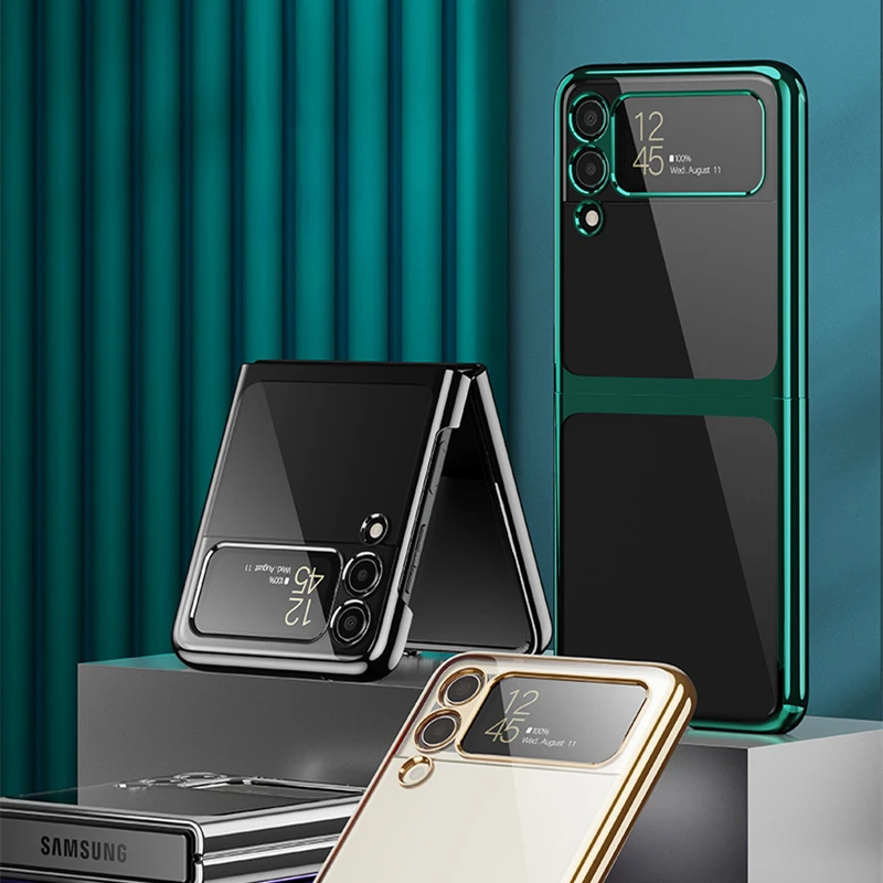 

Чехол с защитой от падения для Samsung Galaxy Z Flip 3 5G Flip3, противоскользящий чехол для телефона