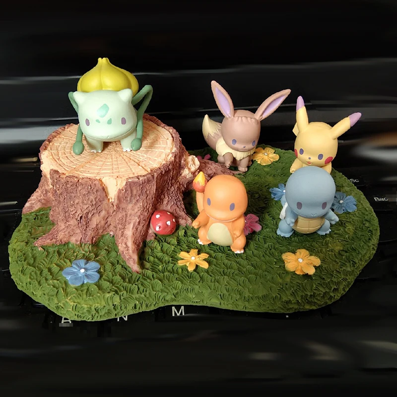 Takara Tomy Pokemon Doll Squirtle Pikachu Bulbasaur Charmander Eevee Action Figure Elf Children Toy Gifts |