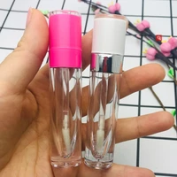 5ml empty lip gloss tubediy plastic elegant liquid lipstick lip balm containerround mini lipgloss sample bottle wholesale