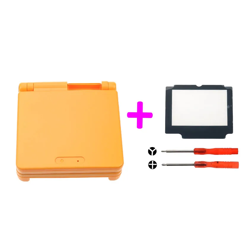 F Cltgxdd мультфильм полный корпус оболочки с кнопкой Замена для Nintendo Gameboy Advance SP для GBA SP игровая консоль чехол - Цвет: F