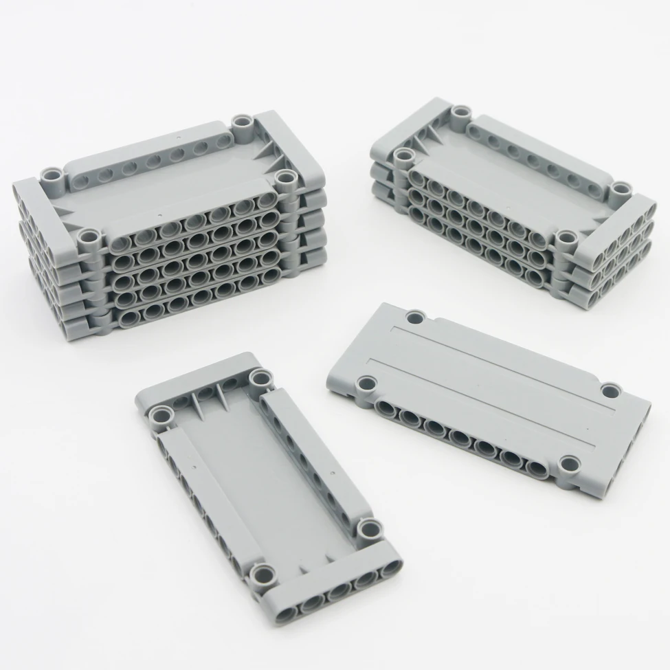 Технические детали, плоская панель, пластина 5x11x1, механические строительные блоки, автомобиль, Детская конструкция, детские блоки без технологии, крупные партии 64782