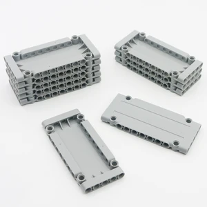 Технические детали, плоская панель, пластина 5x11x1, механические строительные блоки, автомобиль, Детская конструкция, детские блоки без технологии, крупные партии 64782