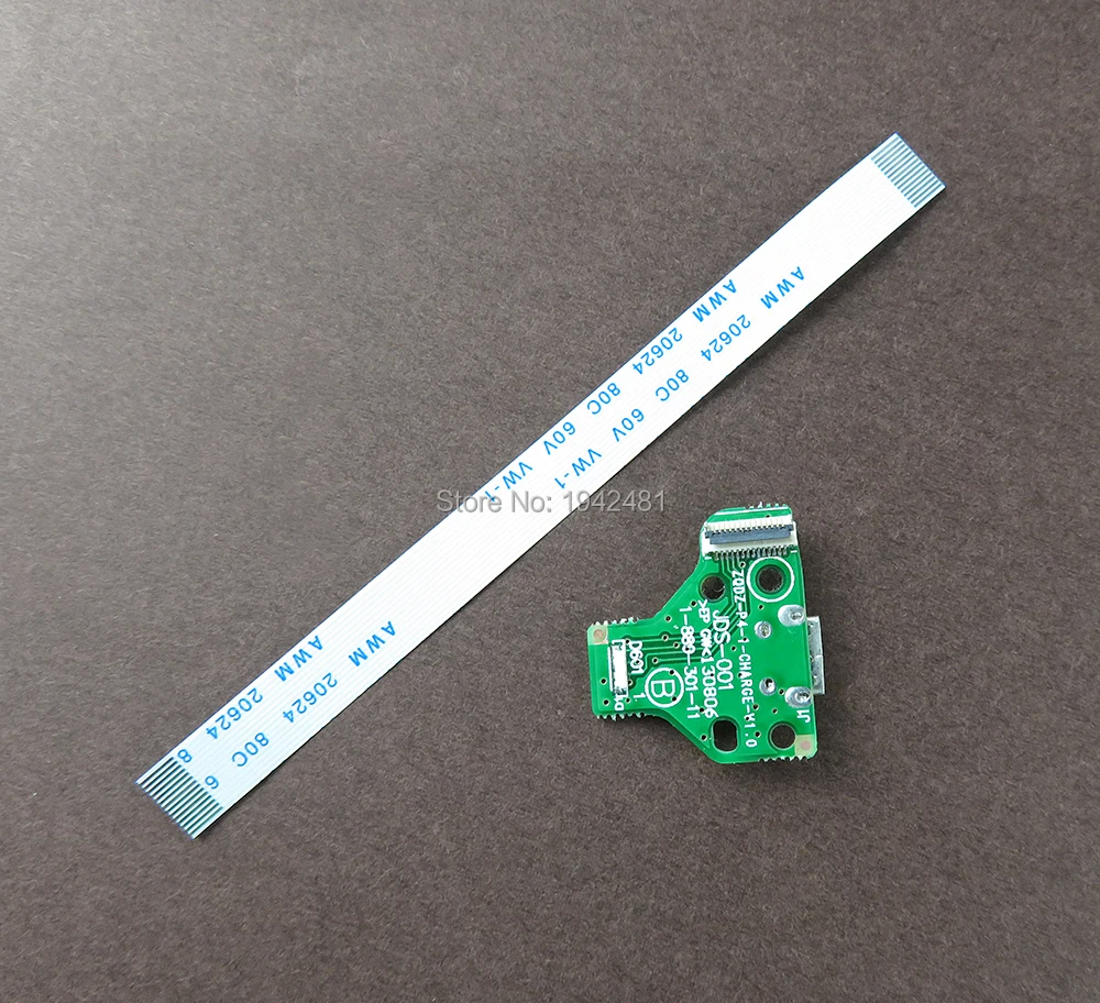 JDS-001 JDS-011 JDS-030 JDS-040 JDS-055 зарядка через usb Порты и разъёмы плата с кабелем для Playstation 4 контроллер USB Порты и разъёмы для PS4