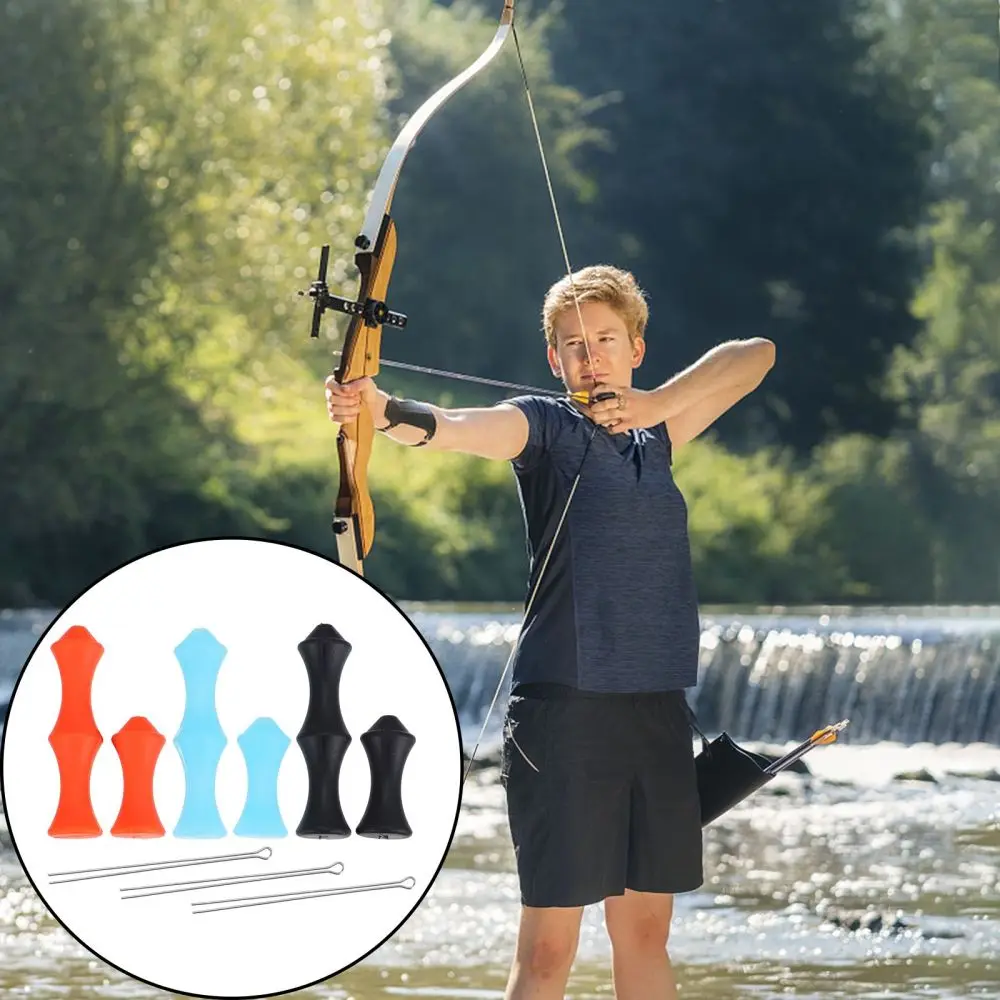 

6pcs Silicone Archery Practice Finger Protector Archery Bow Finger Guards