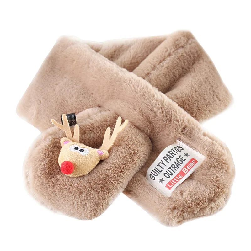 Шарф детский из искусственного меха на зиму теплый мягкий | Детская одежда и