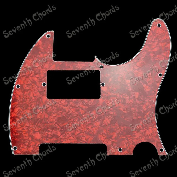 3-слойная защита для электрогитары Red Pearl от царапин гитары двойная катушка