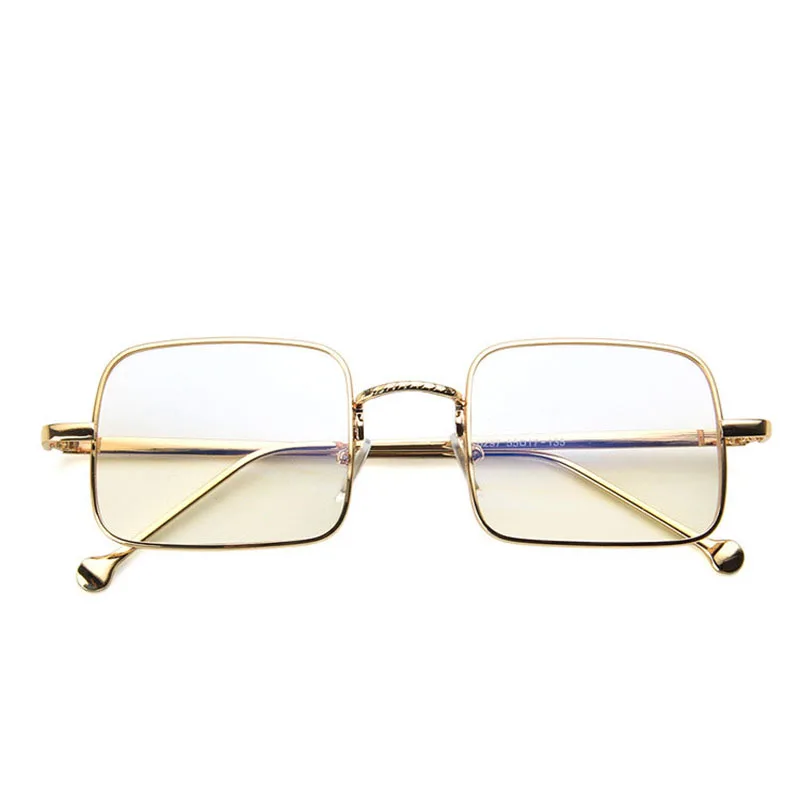 Квадратные оправы для очков мужские Металлические Модные аксессуары 2020 новые