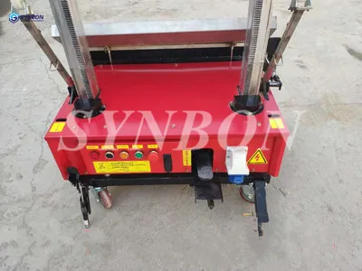 SYNBON New wall cement plaster machinery Automatic Wall Plaster Cement Mortar Rendering Machine SYW-8 |