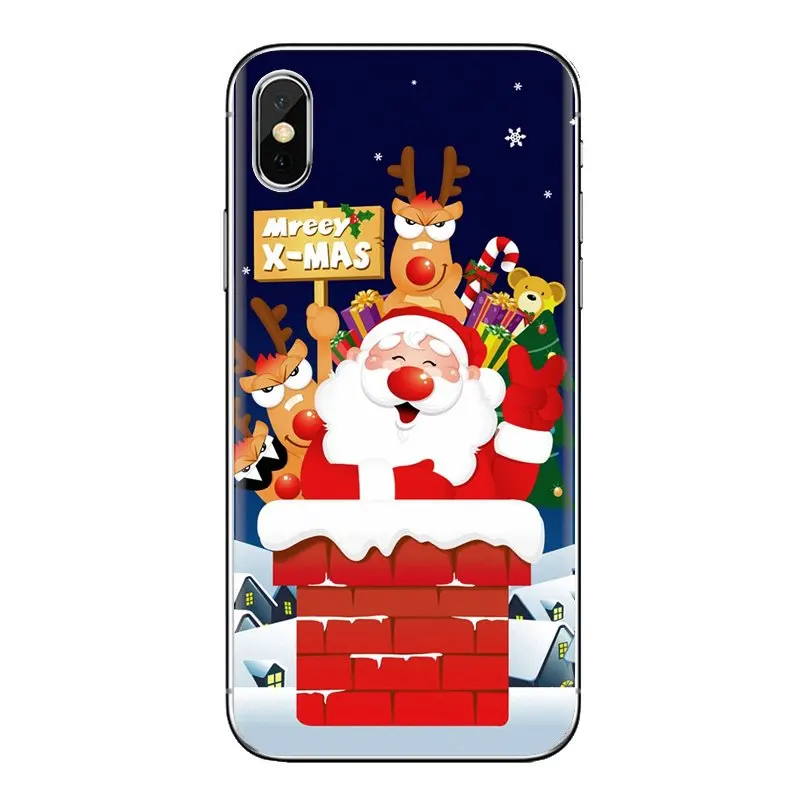 Силиконовый чехол Merry Christmas Animal wild Elk Deer для Xiao mi 6 A1 Max x 2 5X 6X Red Note 5 5A 4X 4A A4 4 3 Plus Pro |