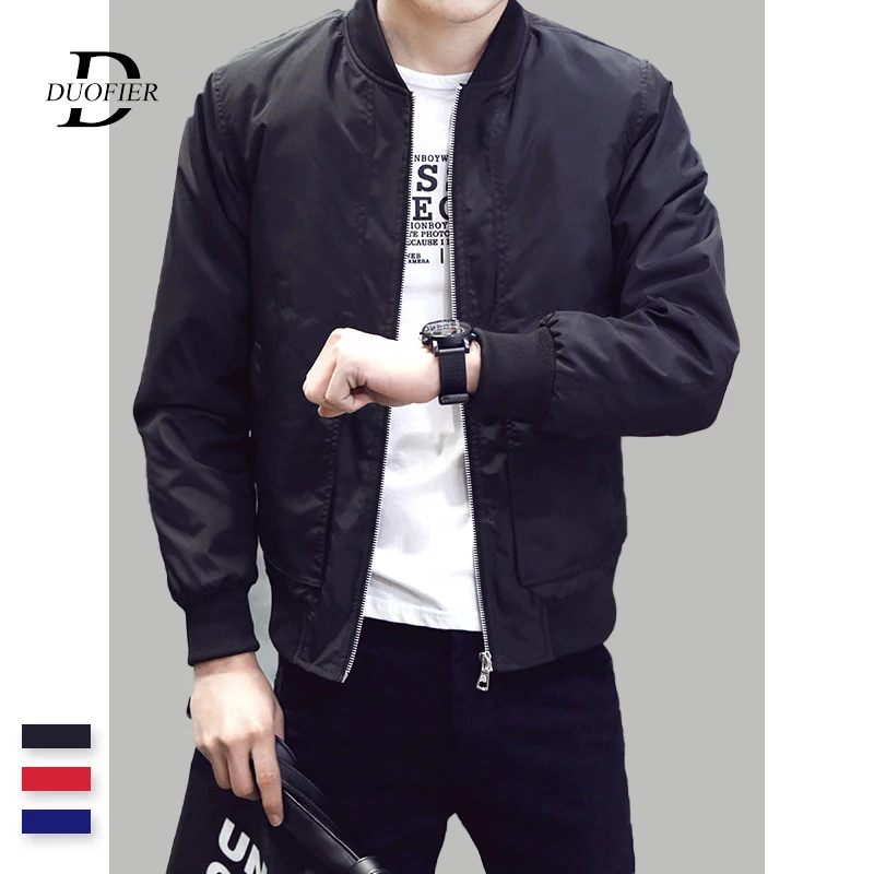 Куртка мужская Повседневная тонкая свободного покроя спортивная одежда Бомбер
