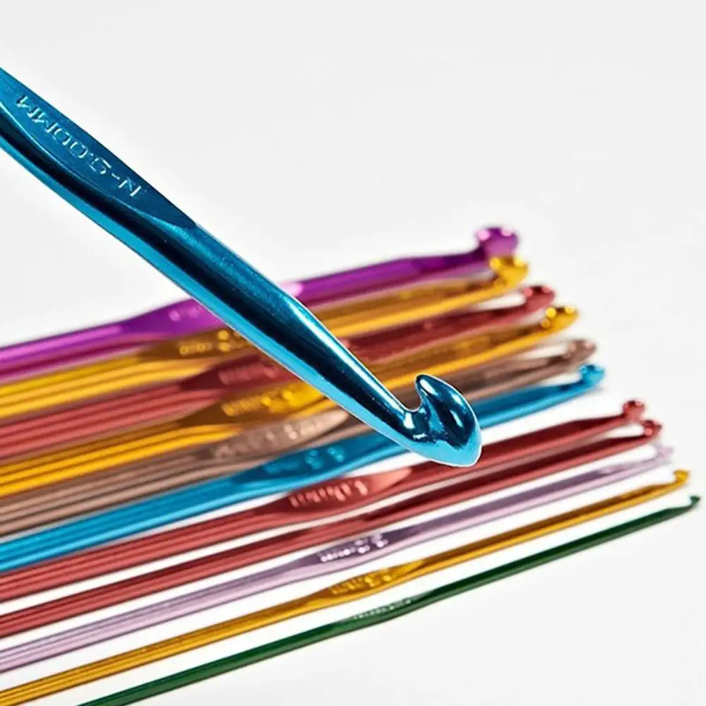 14 шт. Алюминиевые крючки для вязания крючком швейные иглы вязаные инструменты