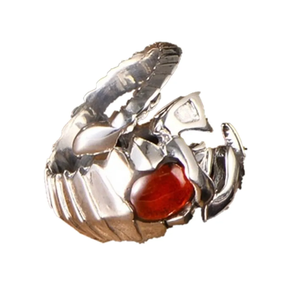 Новые искусственные серебряные украшения инкрустированные гранатом