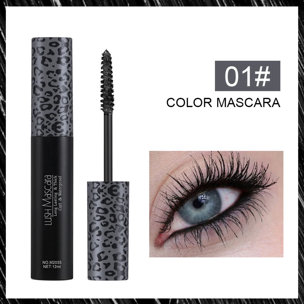 Тушь для ресниц 4d с шелковыми волокнами водостойкая косметическая тушь